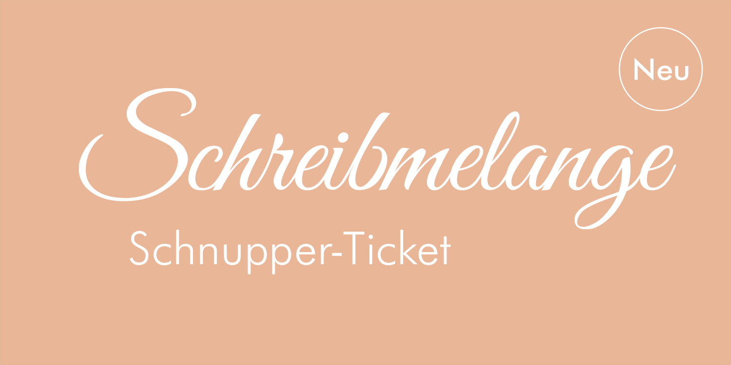 Schreibmelange Schnupper-Ticket